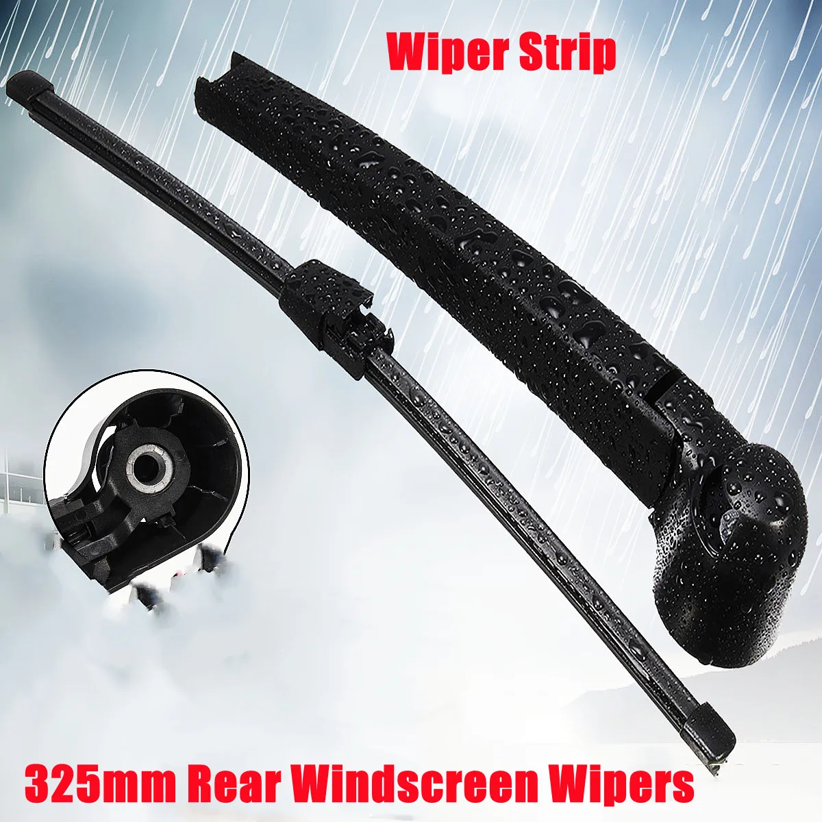 

325mm Car Rear Windscreen Wipers Wiper Arm Blade For VW Polo 2005 2006 2007 2008 2009 1.2 1.4 1.9 TDi E S