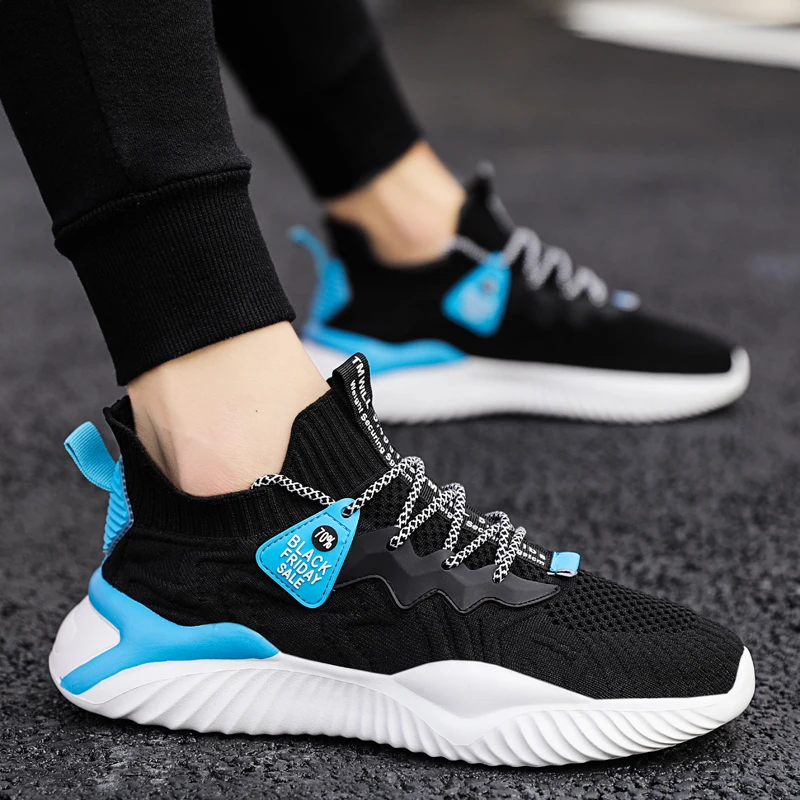 JIEMIAO High Quality Men Sneakers Fashion Light Mesh Breathable Sport Running Shoes Outdoor Gym Sports Shoes Zapatos De Hombre