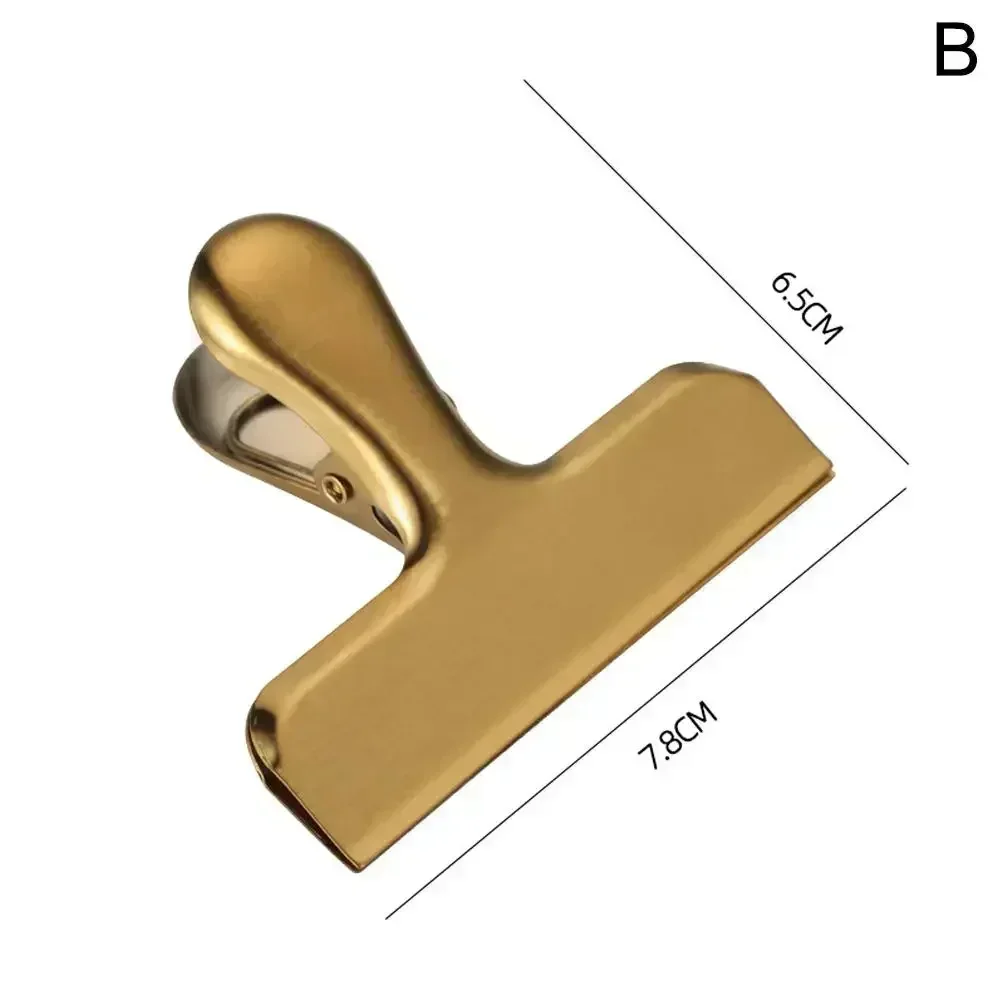

MOONBIFFY Золотые зажимы для пакетов из нержавеющей стали