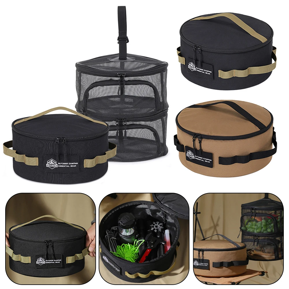 

Инструмент для кемпинга, посуда, сумочка, многофункциональная посуда для пикника, набор принадлежностей, сумка, водонепроницаемая, устойчивая к падениям, для пикника, путешествий, барбекю