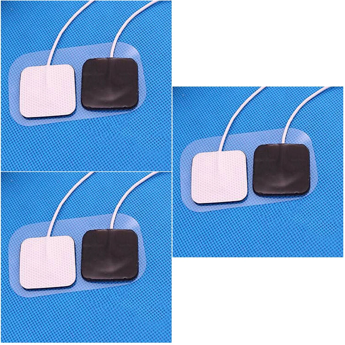 

30 pcs Unit Pads High Conductivity Non-woven Fabric Unit Electrodes Electrodes