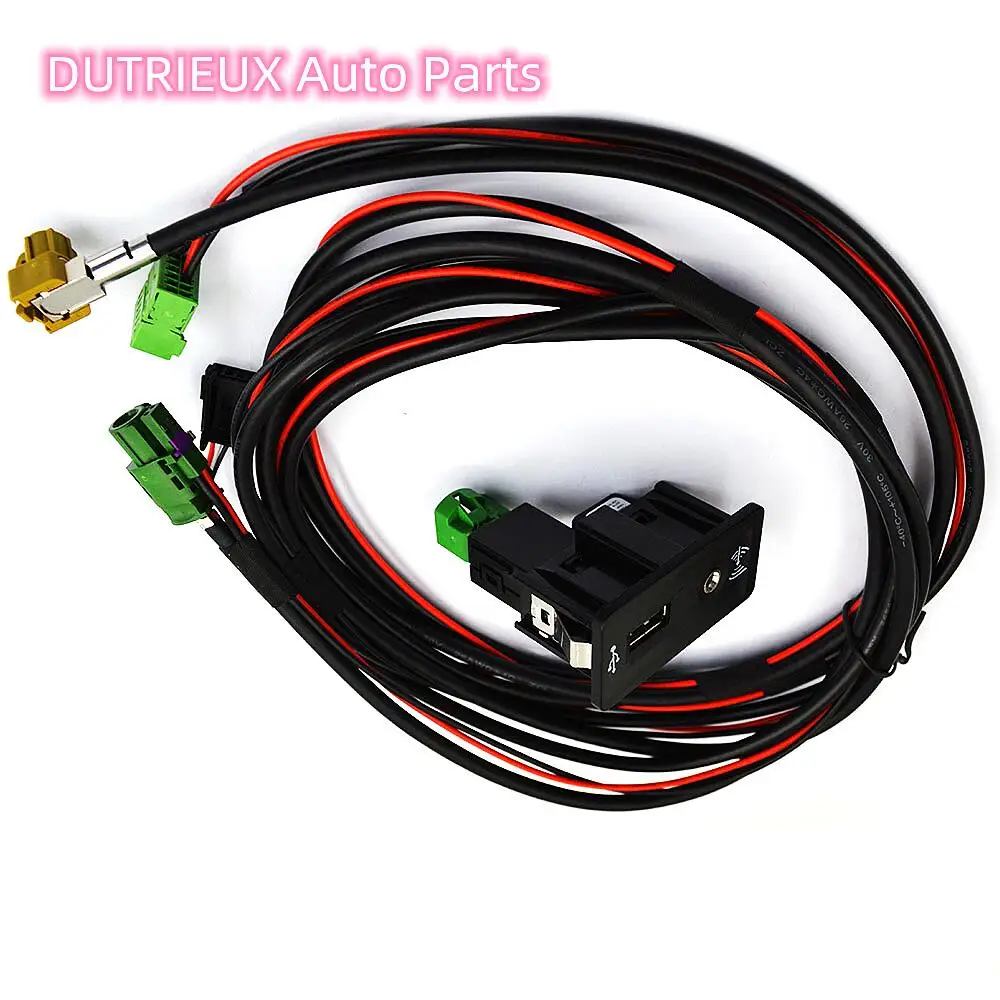 

CarPlay Media USB AUX Switch MIB2 MDI USB AMI Adapter Plug Socket For Golf 7 MK7 VII 5Q0035726E 5Q0 035 726 E 5G0 035 222 F