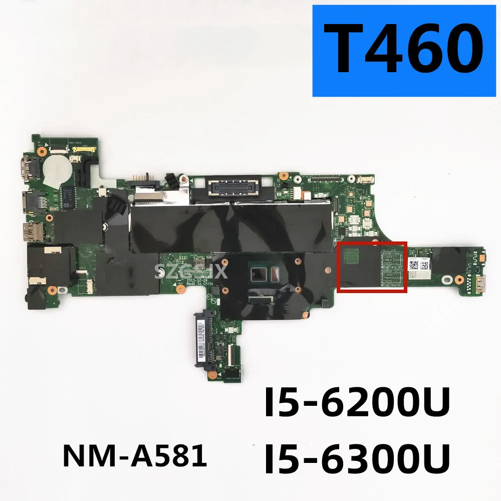 Материнская плата для ноутбука LENOVO Thinkpad T460, модель BT462 NM-A581 Core, системная плата Getestet 100%