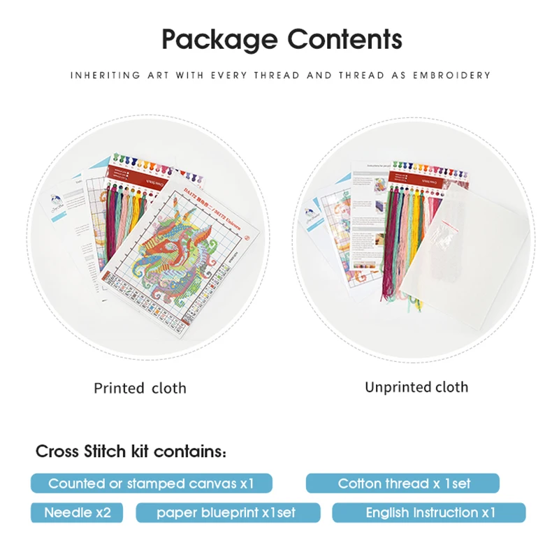 Набор для вышивки крестом Bulldog's Flower Car Animal Aida 11C 14CT 16CT белый холст игла и нить