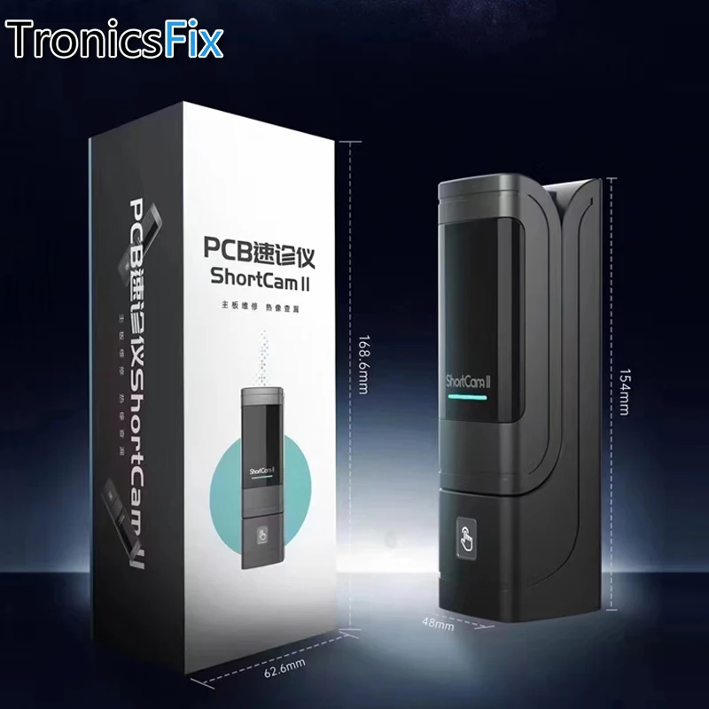 

LANGCHI PCB Shortcam II Thermal Imager Camera Motherboard Fault Diagnosis Quick Checking Infrared Instrument for PCB Repair