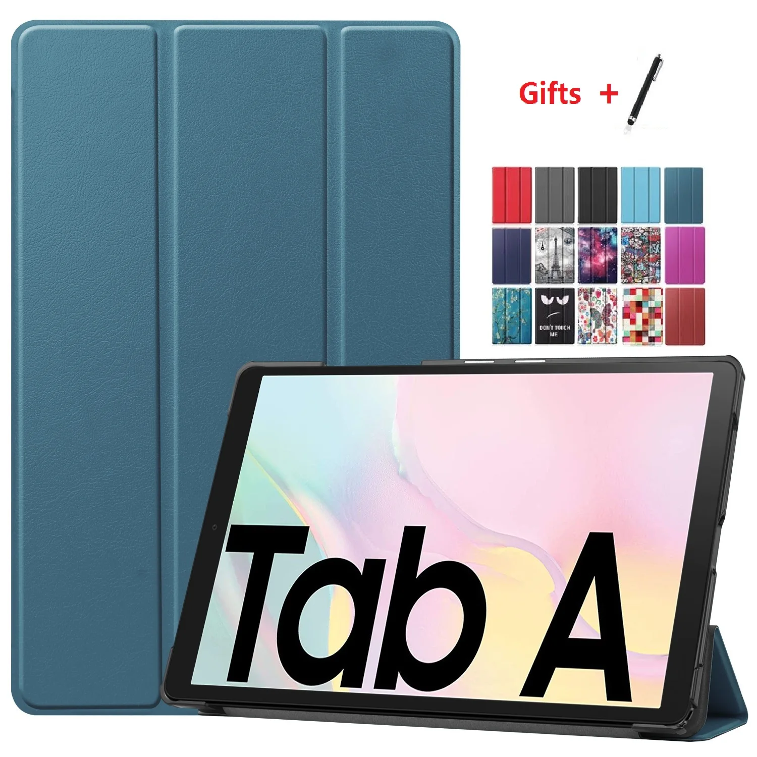 

2020 ProtectiveCase для T500 SM-T500 SM-T505 Samsung Galaxy Tab A7 10,4 Чехол-книжка из искусственной кожи с подставкой Регулируемый складной с ручкой