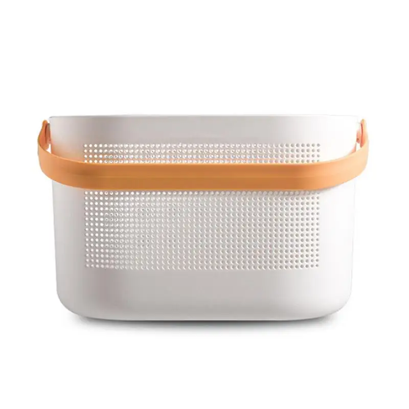 

Storage Baskets with Handles Thickened Portable Shower Basket for Camping Cleaning Supplies and Bathroom Storage Organizer Bin