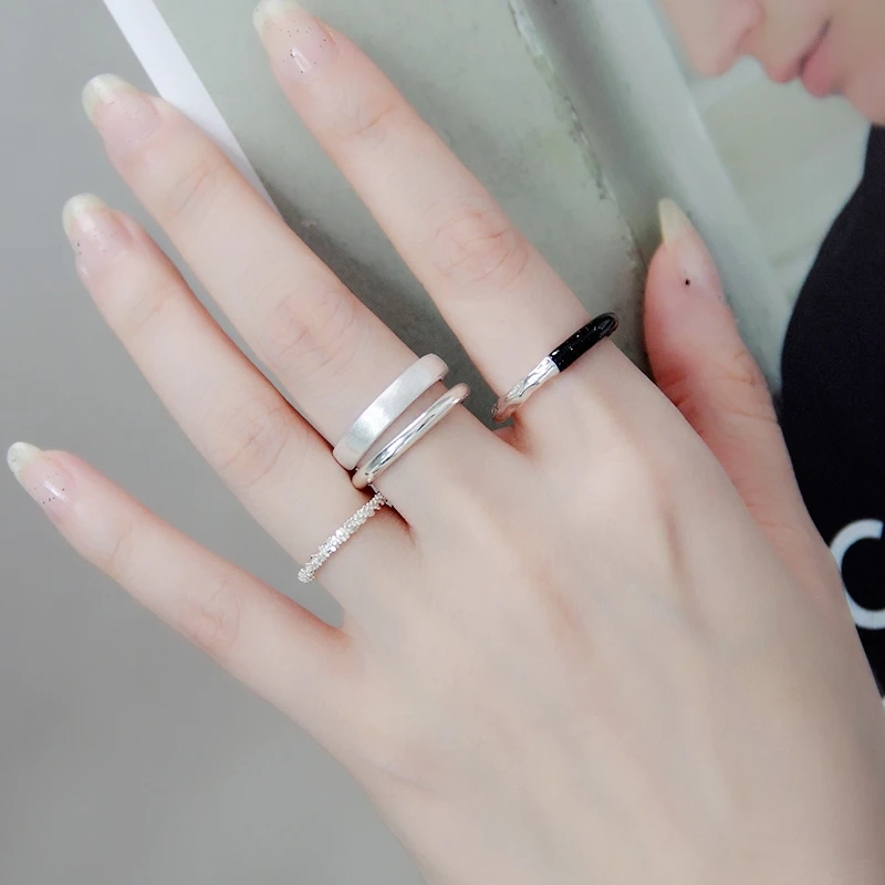 

Свадебное женское Открытое кольцо с изменяемым размером, простое уникальное милое кольцо для студентов, роскошное ювелирное изделие, подарок на день рождения