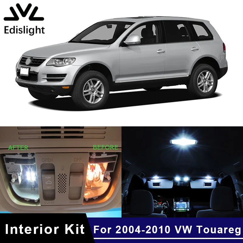 

16 шт., внутренние посылка льные лампы для VW Volkswagen Touareg