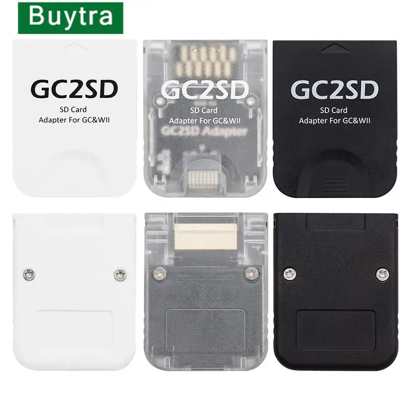 

GC2SD TF Card Reader NGC Wii Universal Micro SD Card Adapter Memory Card Reader Swiss For Nintendo GameCube Wii Consoles SD2SP2