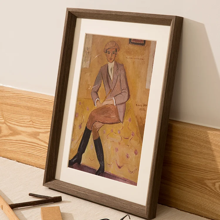 

Gallery Display Frame Ornament Elegant Simplicity Nordic Painting Frame Vintage Wood Creative Marco De Fotos Home Decor DK50FE