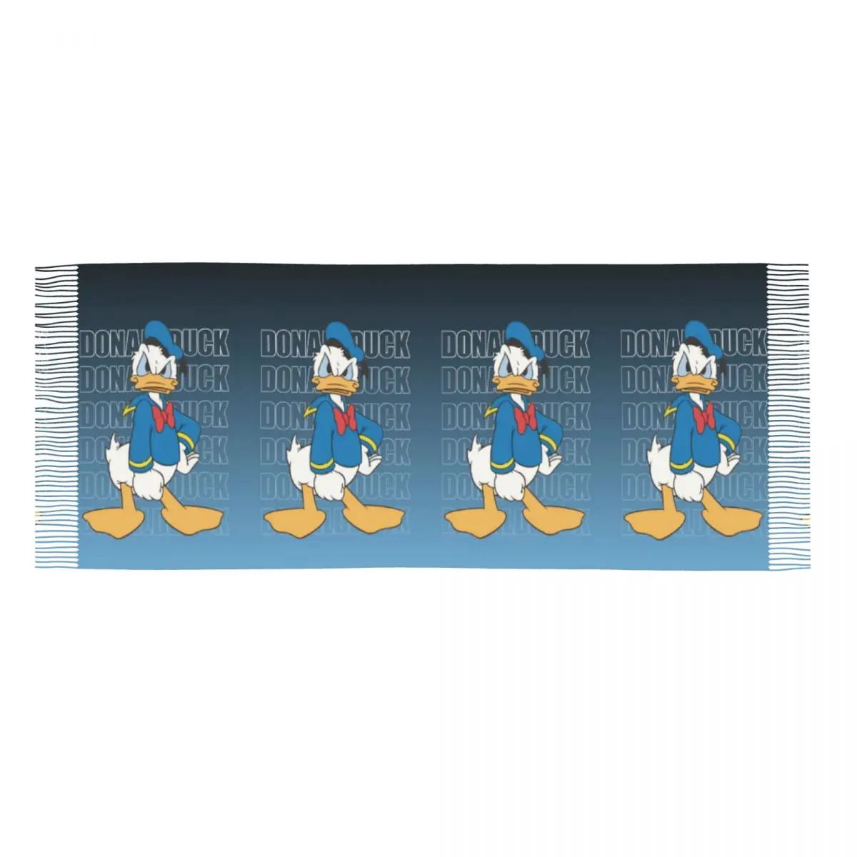 Шарф с принтом Angry Donald Duck на заказ для женщин и мужчин зима-осень теплые шарфы шали
