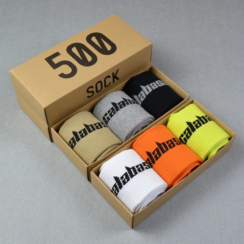 Socks Men's 3Pairs /Box Plus Size US 7-13 Cotton Socks Free Shipping Items for Men Gift Black/White/Gray Socks Middle Tube