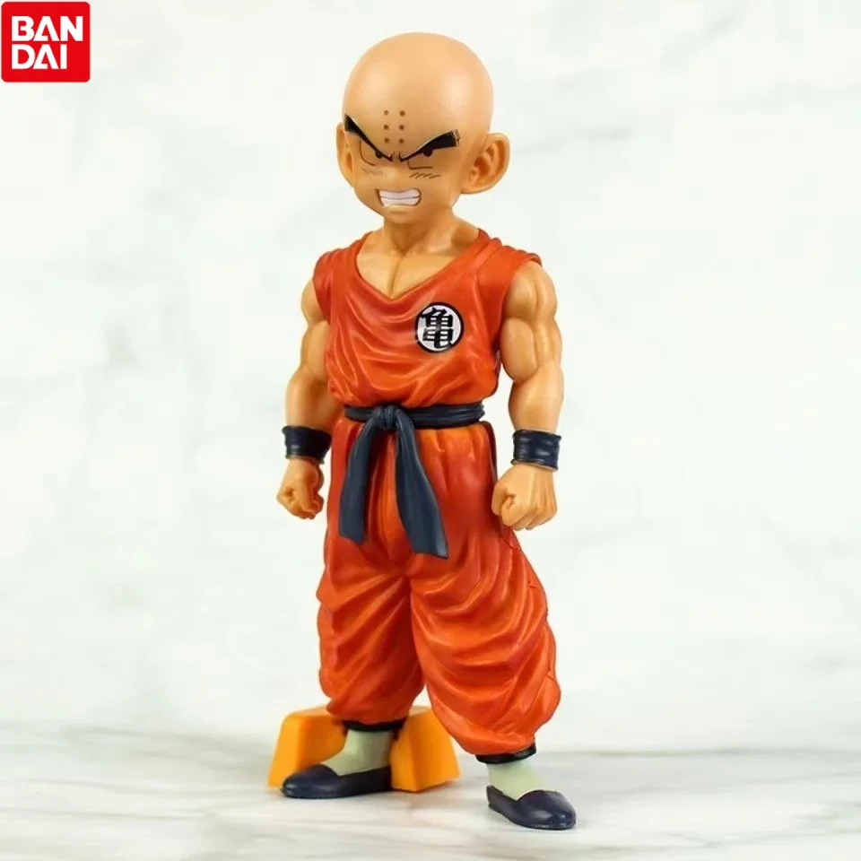 

Bandai 18cm Dragon Ball Anime Action Super Krillin PVC Model Desktop Decor Character Toy Figures Children's Toys Collectable