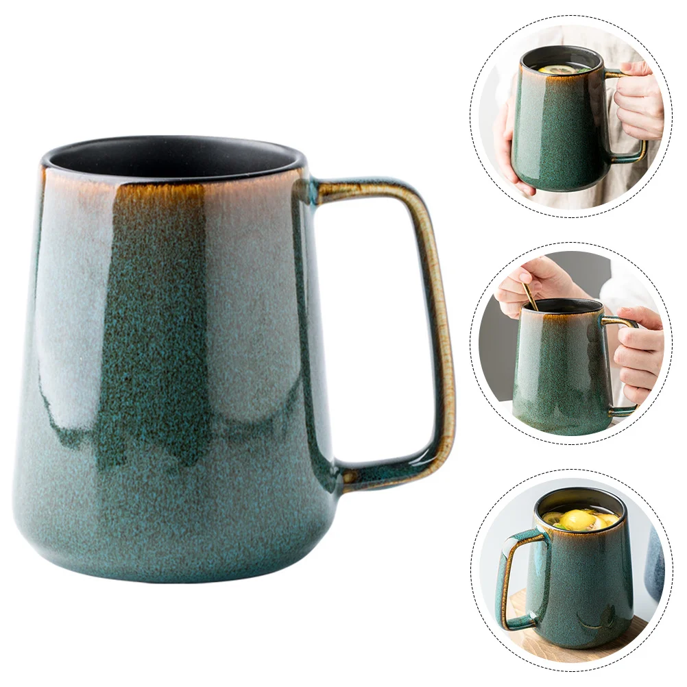

Mug Coffee Cup Cups Ceramic Mugs Tea Waterdrinking Latte Large Hot Chocolatehandle Porcelain Decorative Cappuccino Loose Tall