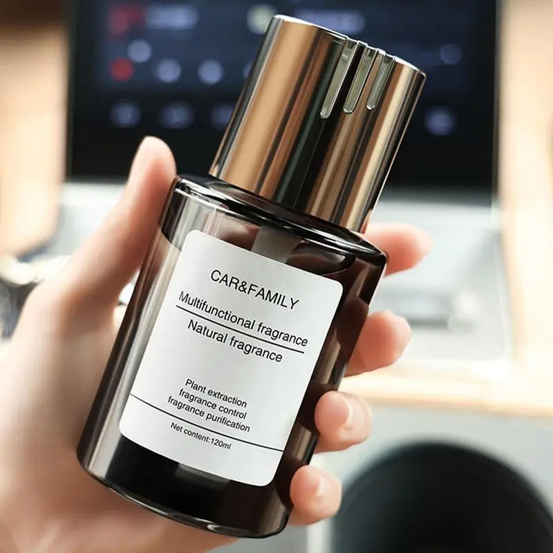 

120ml Car Perfume Natural Plant Essential Oil Aroma Diffuser Long-lasting Humidifier Essential Oil Refill Air Freshener