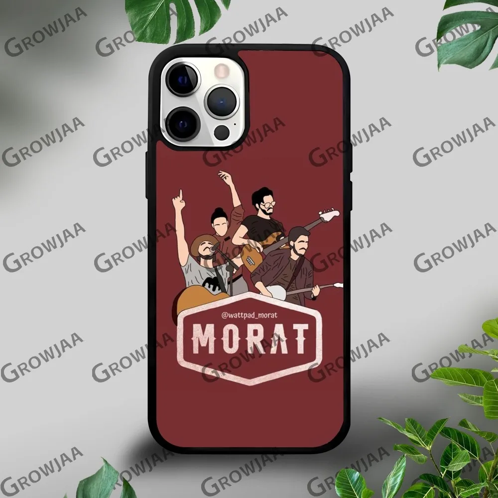 M-Morat Band Music Phone Case For iPhone 16 15 14 13 12 11 Pro Xs Max Mini Plus Celulares Hard Funda Dropshipping