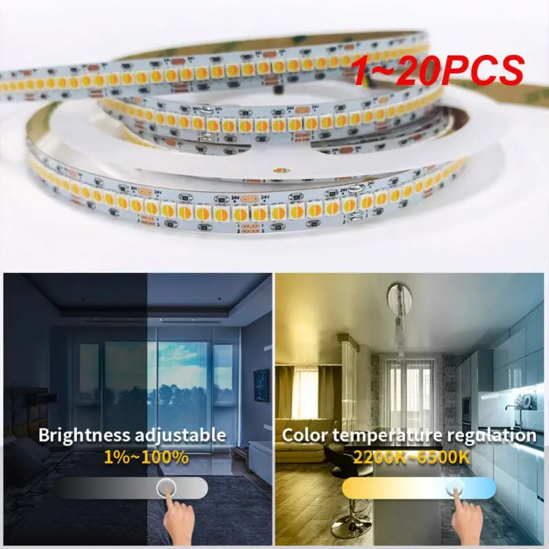 

1~20PCS Tuya Wifi LED Color Temperature Controller 36V DC 2.4G RF Wireless Remote Dimming Switch 2CH*5A WW CW CCT Controller WT1