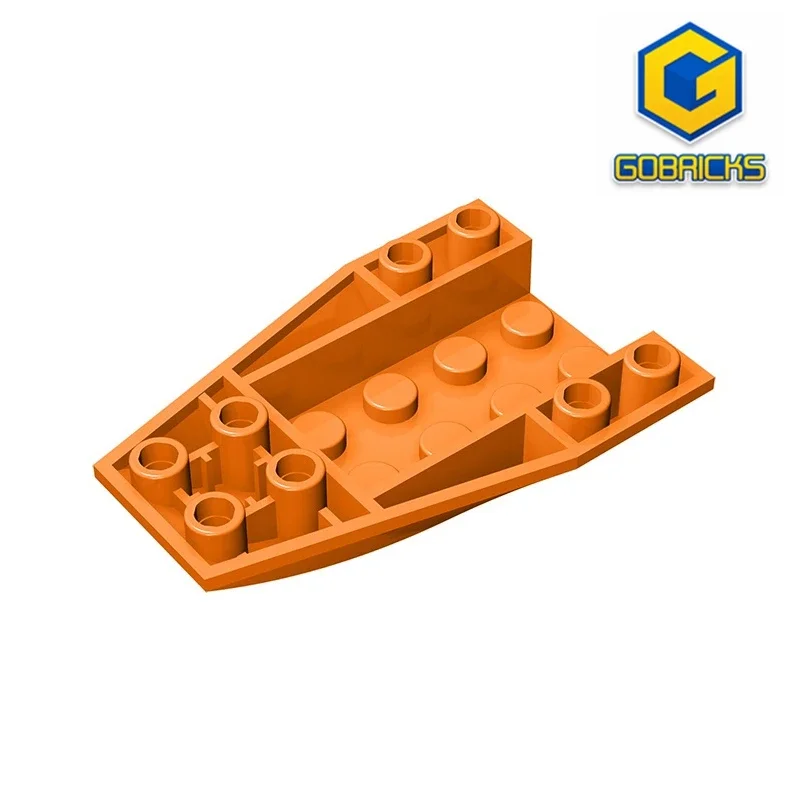 

Gobrick GDS-1126 Wedge 6x4, тройной инвертированный изогнутый, совместимый с lego 43713, Детский развивающий конструктор «сделай сам»