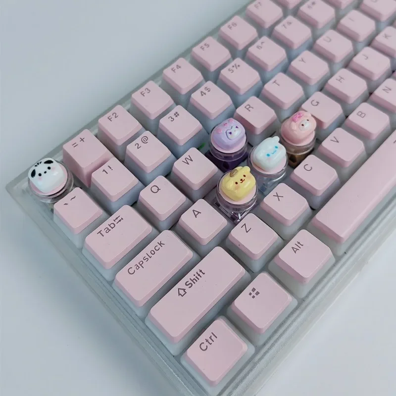 MINISO Sanrio аниме Kawaii Kuromi колпачки для клавиш в мультяшном стиле механические милые
