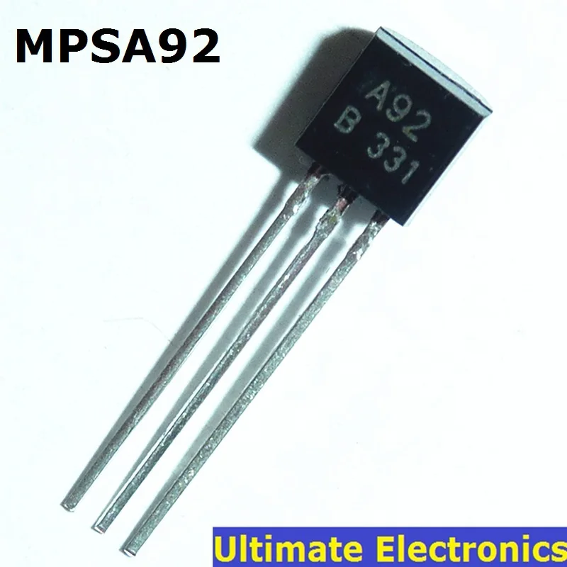 

50pcs/lot MPSA92 TO-92 0.5A / 300V PNP Transistor
