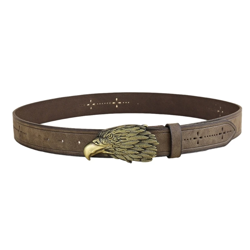 

Embossed Knight Belt Decor Knight PU Leathers Belt for Men Cosplays Belt Props