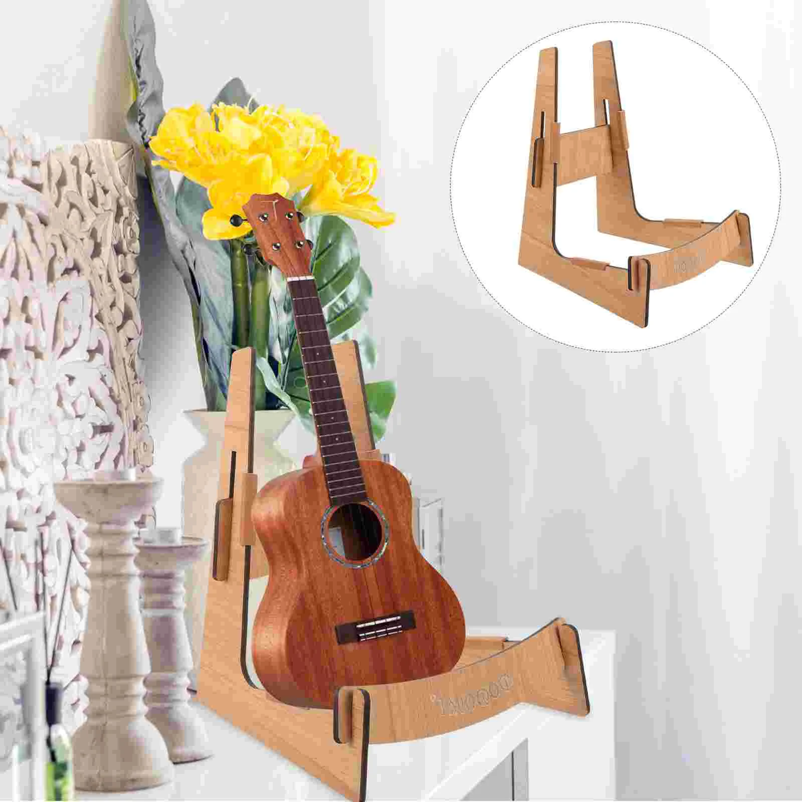 

Guitar Stand Wood Ukelele Acoustic Violin Display Ukulele Mandolin Floor Support Cello Bracket