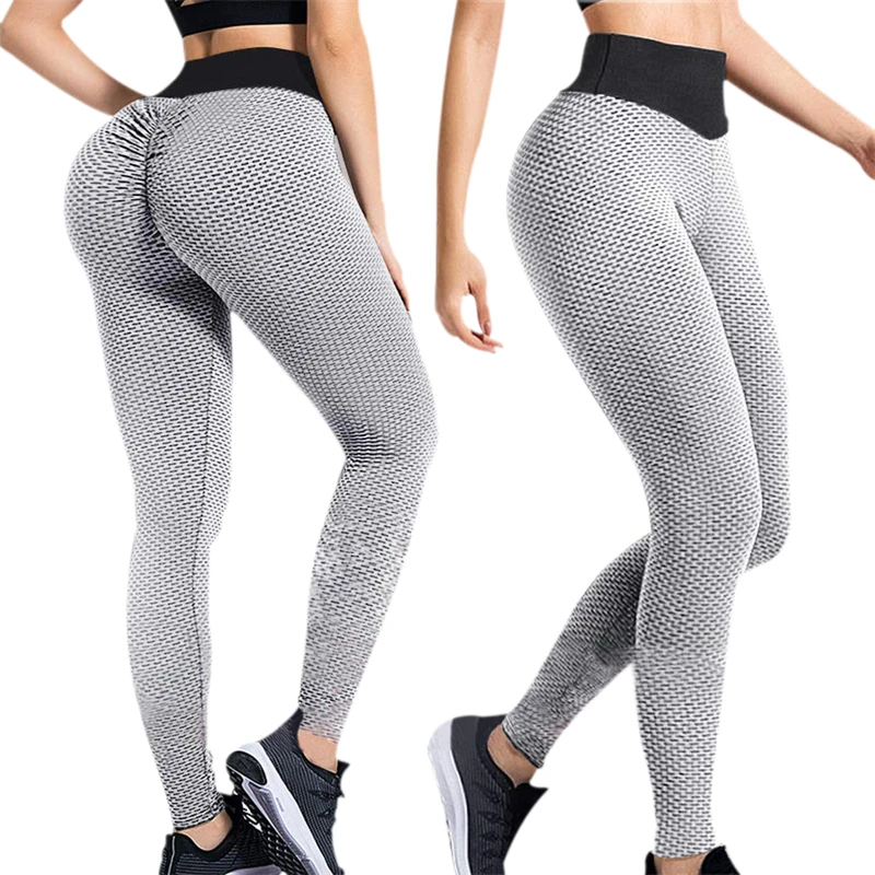 Fashion High Waist Naked Feeling Soft Comfortable Seamless Scrunch Tights Tummy Control Gym Fitness Girl Sport Active Yoga Pants