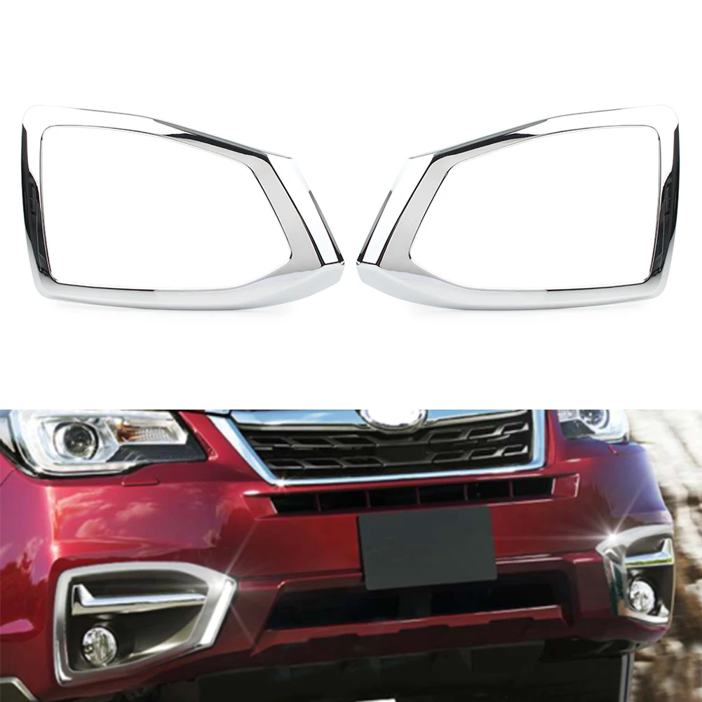 2 шт. декоративная накладка на передний бампер автомобиля для Subaru Forester 2016 2017 2018 |