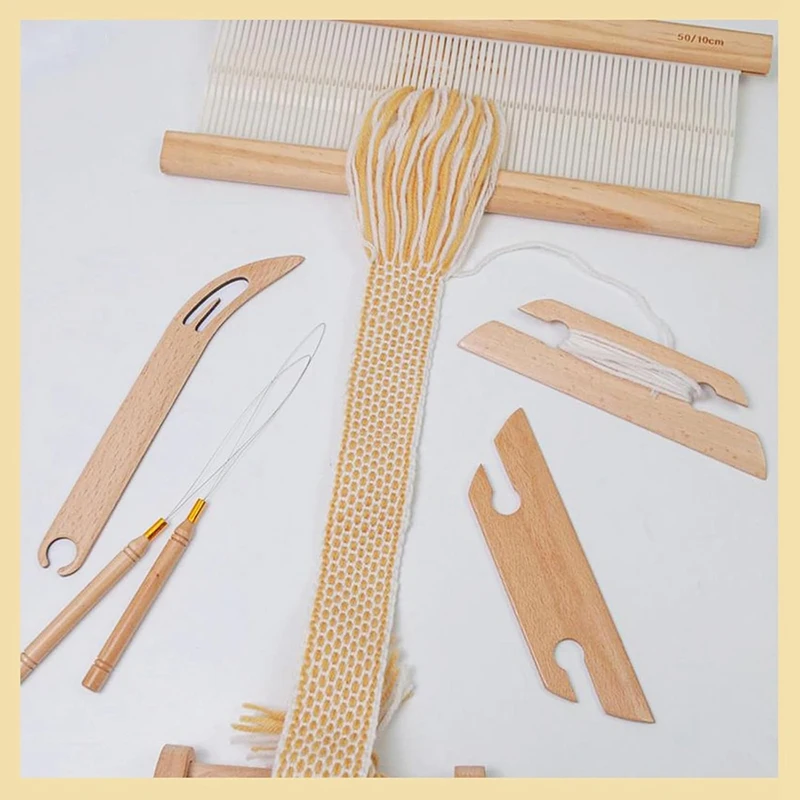 Профессиональный деревянный конический ткацкий набор станок для вязания