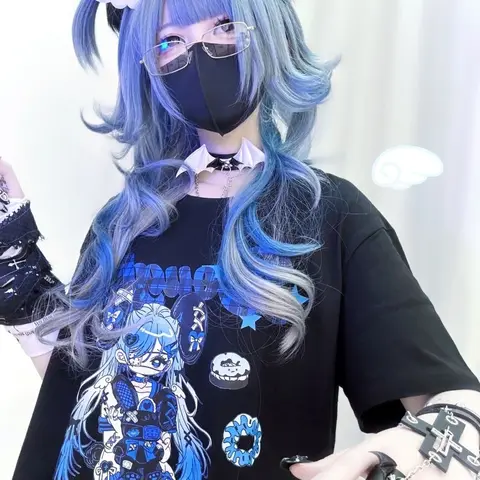 Neploe Earth Bud Хлопковая рубашка с короткими рукавами Ropa Mujer в японском стиле Fairycore Punk Уличная одежда Топ Персонализированная рубашка с круглым вырезом