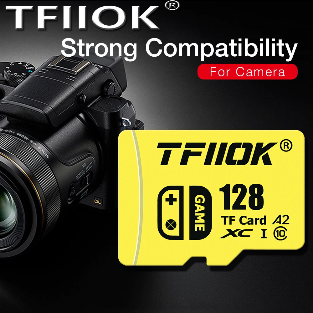 

New TFIIOK Micro SD Class 10 Mini SD Memory Card 32GB 64GB 128GB 256GB Drive Card for Smartphones/Digital Cameras