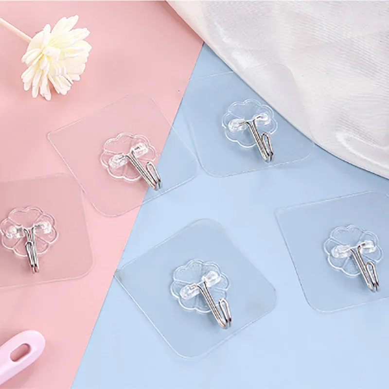 

Крепкие прозрачные настенные крючки полипропиленовые