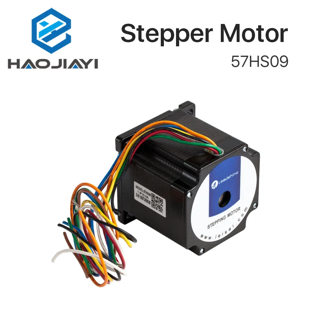 Двухфазный шаговый двигатель Leadshine 57HS09 для NEMA23 длина 2 А вал 54 мм 6 35