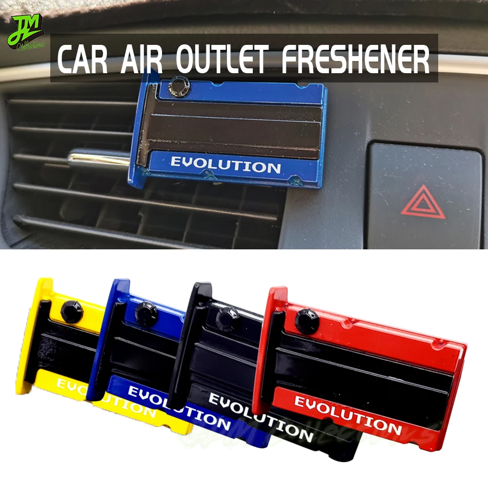 

Hot Car Perfume ABS Air Freshener Clips Air Conditioning Aromatherapy JDM For Mitsubishi Hood Shape Auto Outlet Vent Accessories