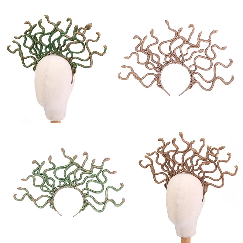 652f новинка изогнутая змея форма волос обруч