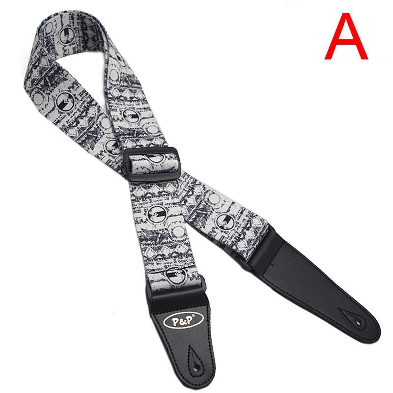 1 шт. регулируемый ремень с принтом в классическом фольклорном стиле для
