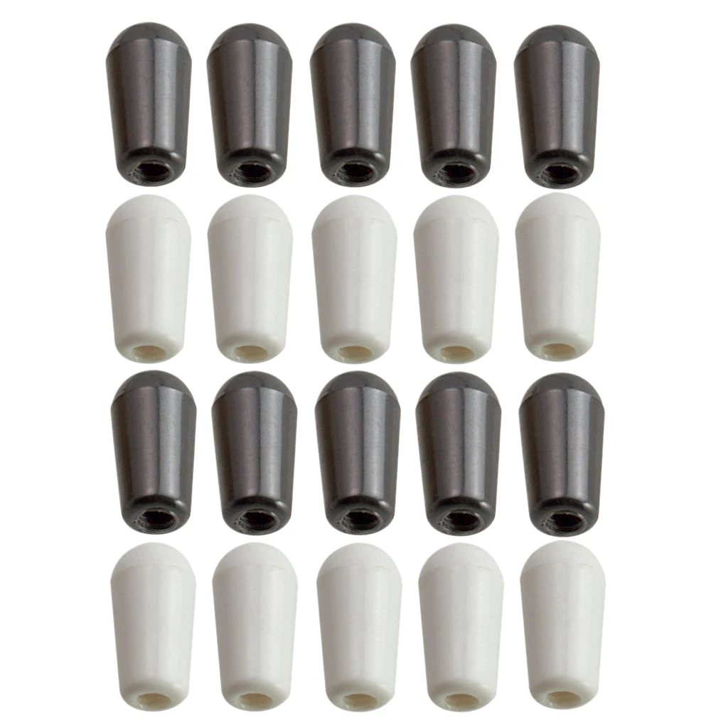 

Pack Of 20 Guitar 3 Way Toggle Switch Cap Tips Buttons For / Guitar Accessory 4Mm
