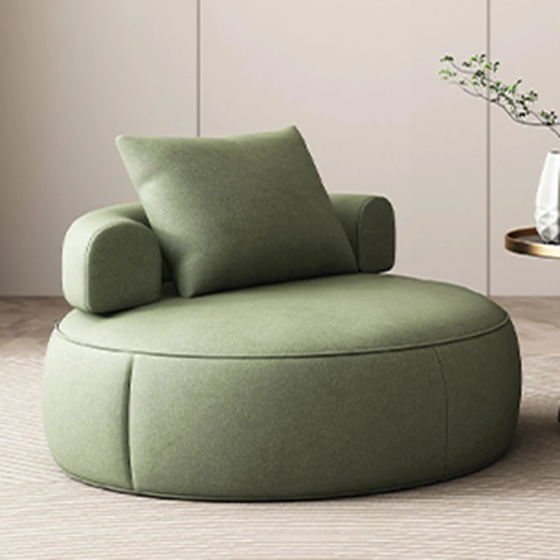 Фото Nordic Ottoman Lazy Chair, Orange Design Beauty Stretch, Relaxing Cadeiras для чтения, мебель для дома Sala Estar №3
