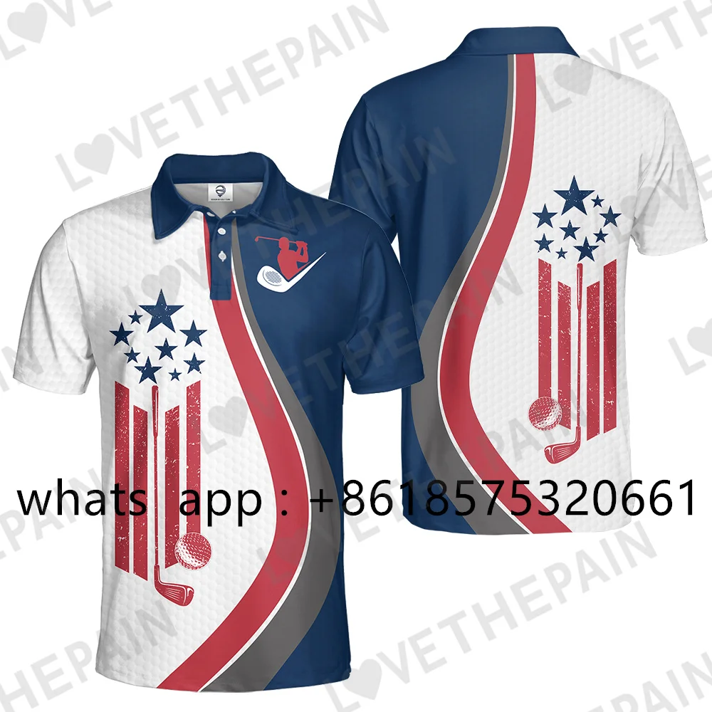 Men Golf Shirt Polo Table Tennis Top Football Sports Clothing Badminton Shirt Outdoor Golf Clothes Short Sleeve Fashion T-shirt