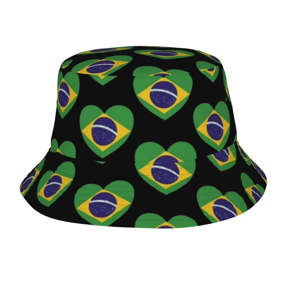 

Brazil Flag Bucket Hats Panama For Man Woman Bob Hats Outdoor Cool Fisherman Hats For Summer Fishing Unisex Caps