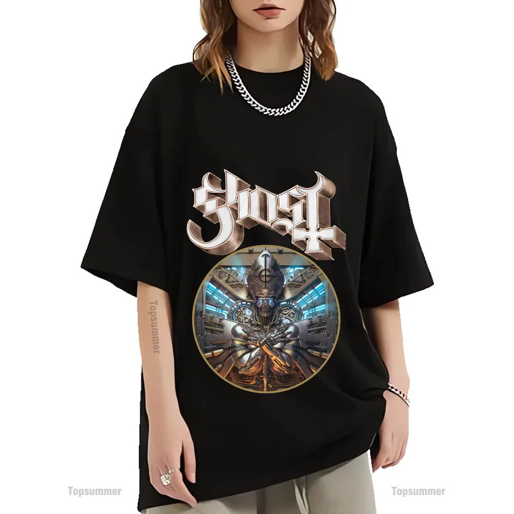 

2023 New Ghost Phantomime T-Shirt Male Vintage Streetwear Short Sleeve T Shirt Female Hip Hop Harajuku Black Tee Shirt Tops Tees