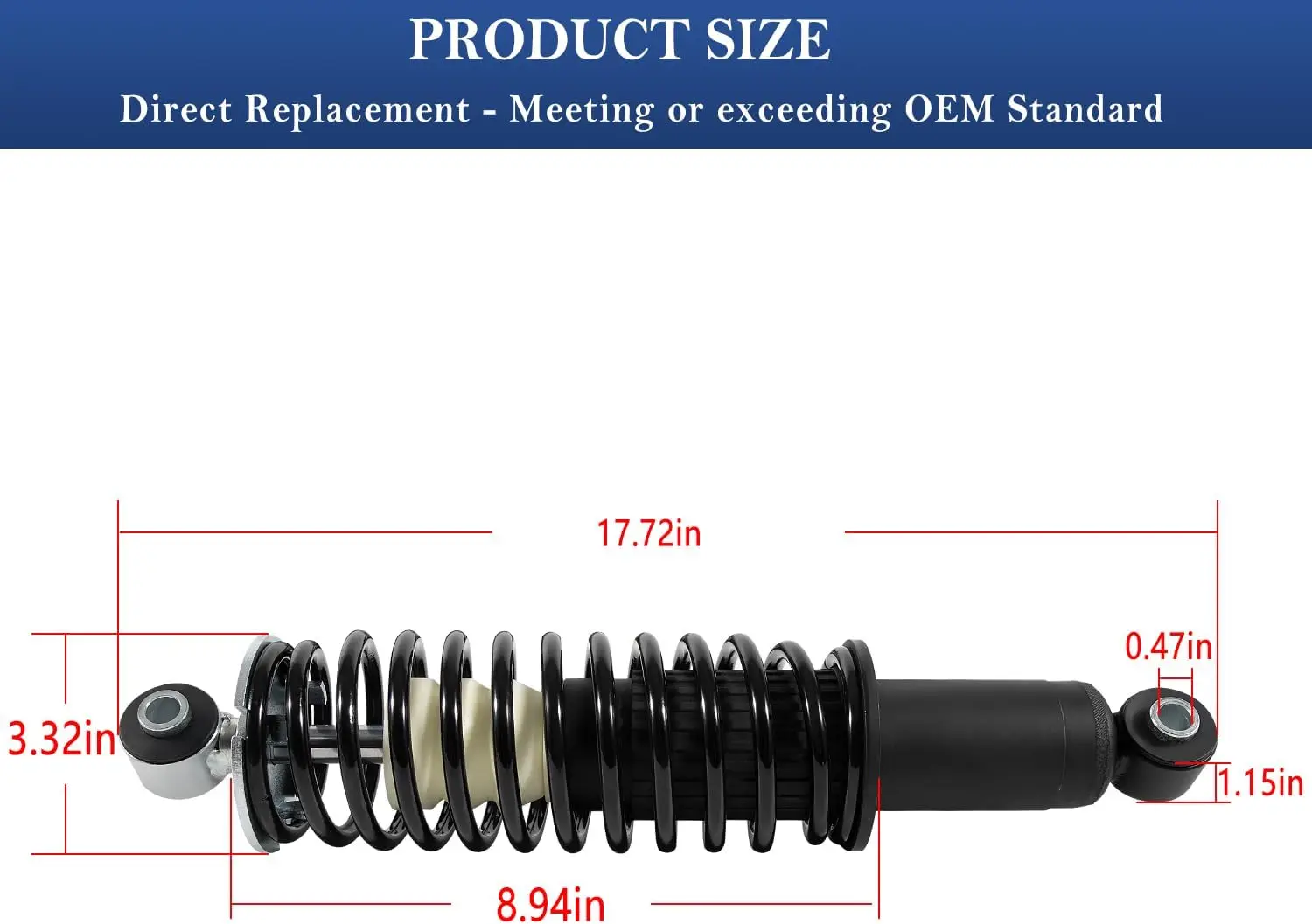MX 2 шт. задний пружинный амортизатор катушки подходит для John Deere Gator HPX 4x4 Diesel 615E 815E