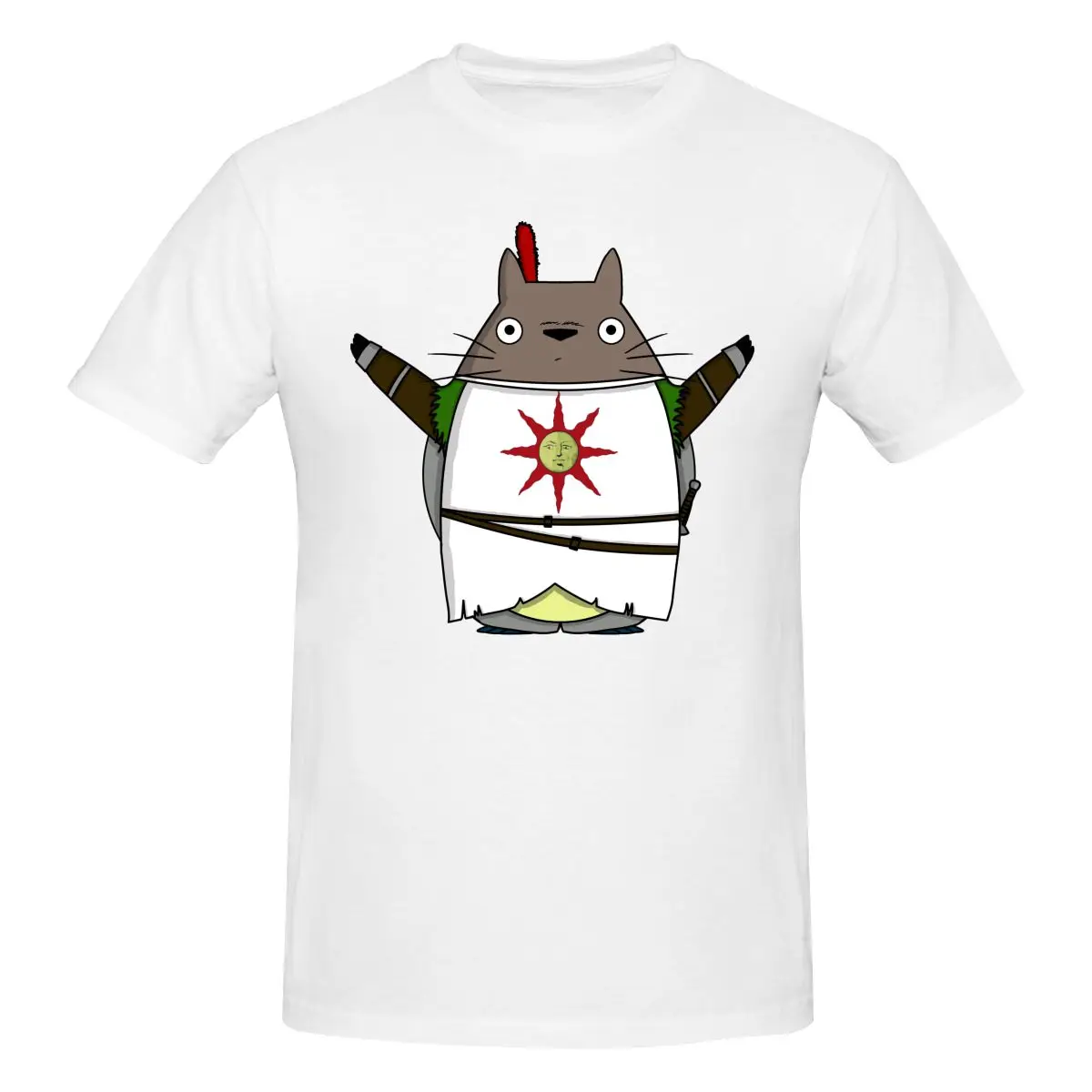 

Totoro Praise The Sun T Shirt Cotton Custom Short Sleeve T Shirts For Men