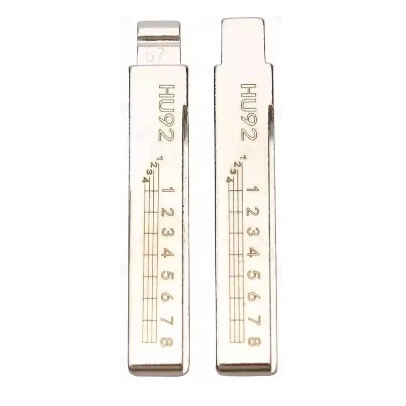 

Лезвие для ключа HU92 с гравировкой для BMW Mini LandRover, заготовка для резки зубьев, 2 в 1 (№ 67)