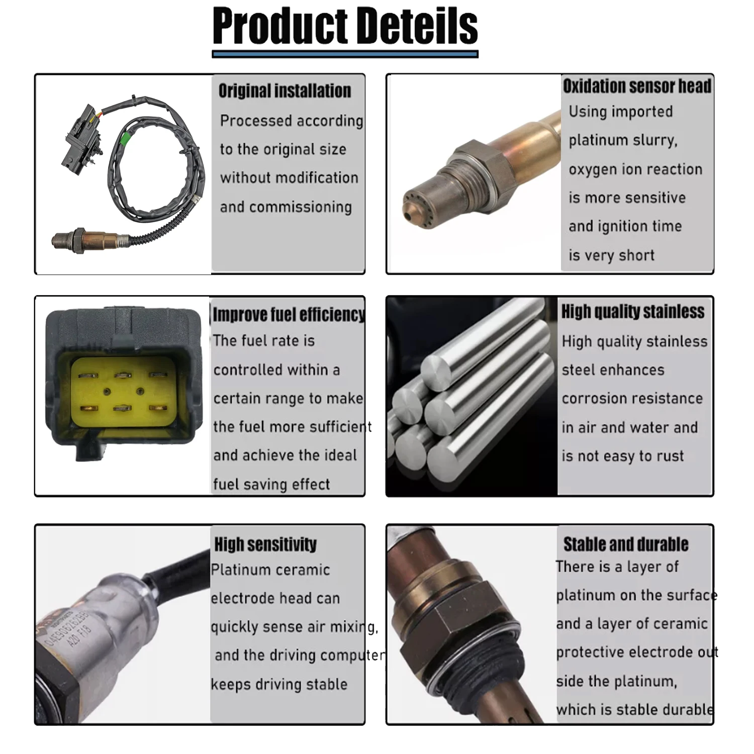 0258007188 широкополосный передний правый Лямбда-зонд O2 кислородный датчик для Volvo XC90
