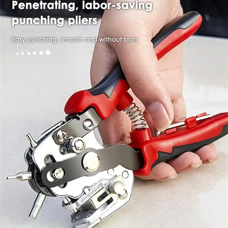 

New Design Eyelet Puncher DIY Tool Watchband Strap Household Leathercraft Leather Belt Hole Punch Plier