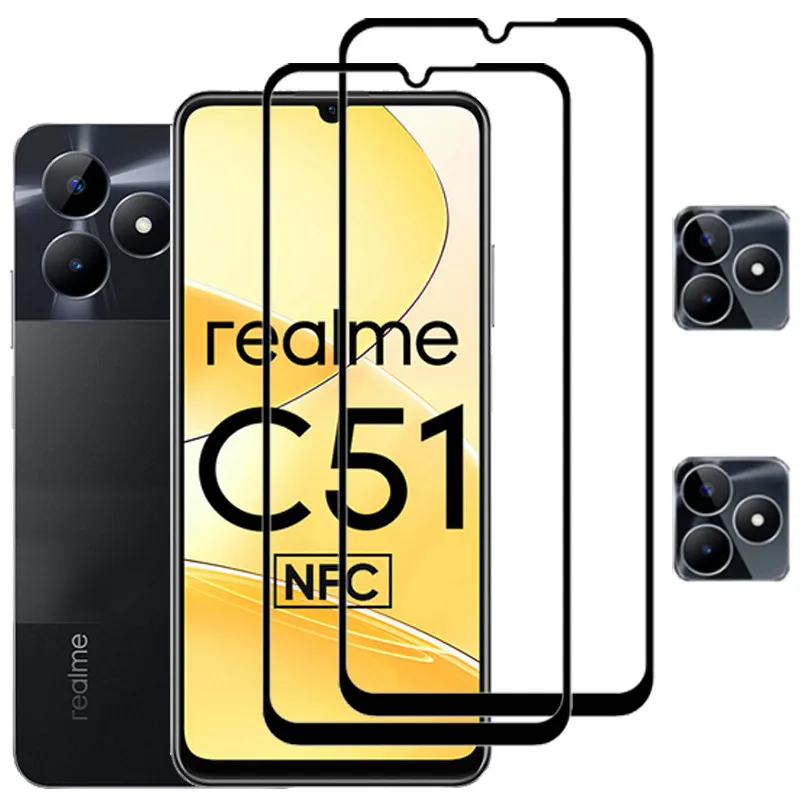 Realme C51 стекло для realme c 51 Защитное пленка realme c51 защитное стекло realmi realme c51 glass реалми 10 бронестекло