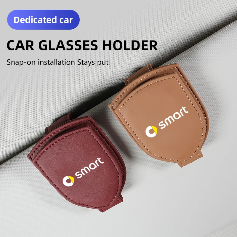 

Car Sun Visor Glasses Holder Clip For Smart Fortwo Forfour 451 453 450 452 454 Roadster Coupe Crossblade Cabrio City-Coupe