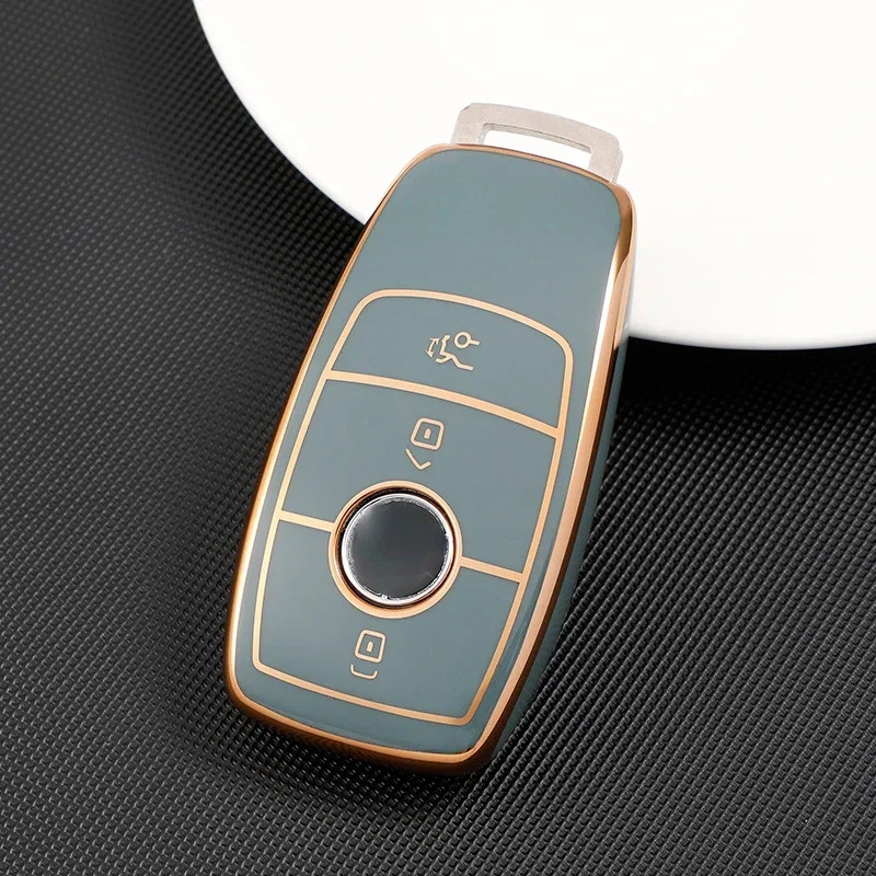 

Чехол для автомобильного ключа из ТПУ для Mercedes Benz AMG C43 W177 W212 W213 W247 A-B-C-E--S-Class GLB CLA 250 C300 GLC300 2020 CLS GT Amg